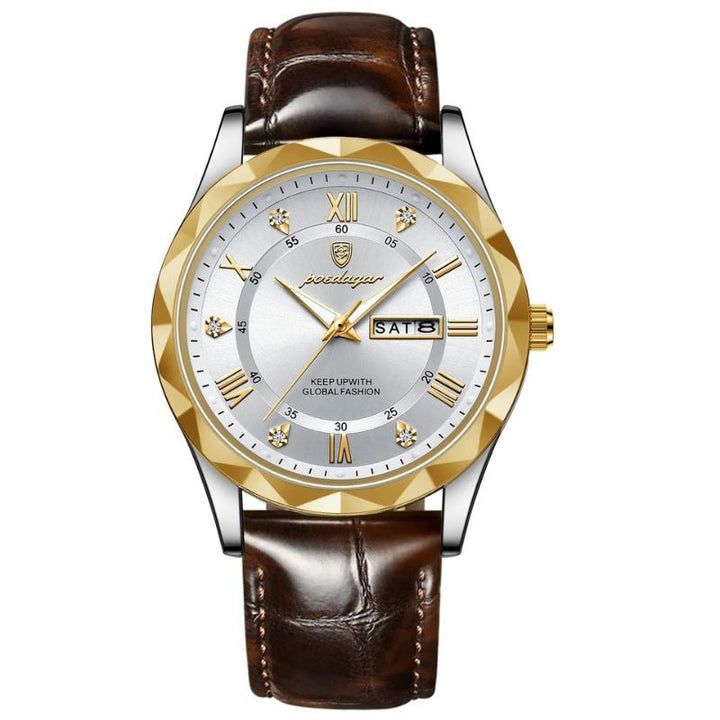 Austin | Luxury Leather Band Quartz Watch | 41mm