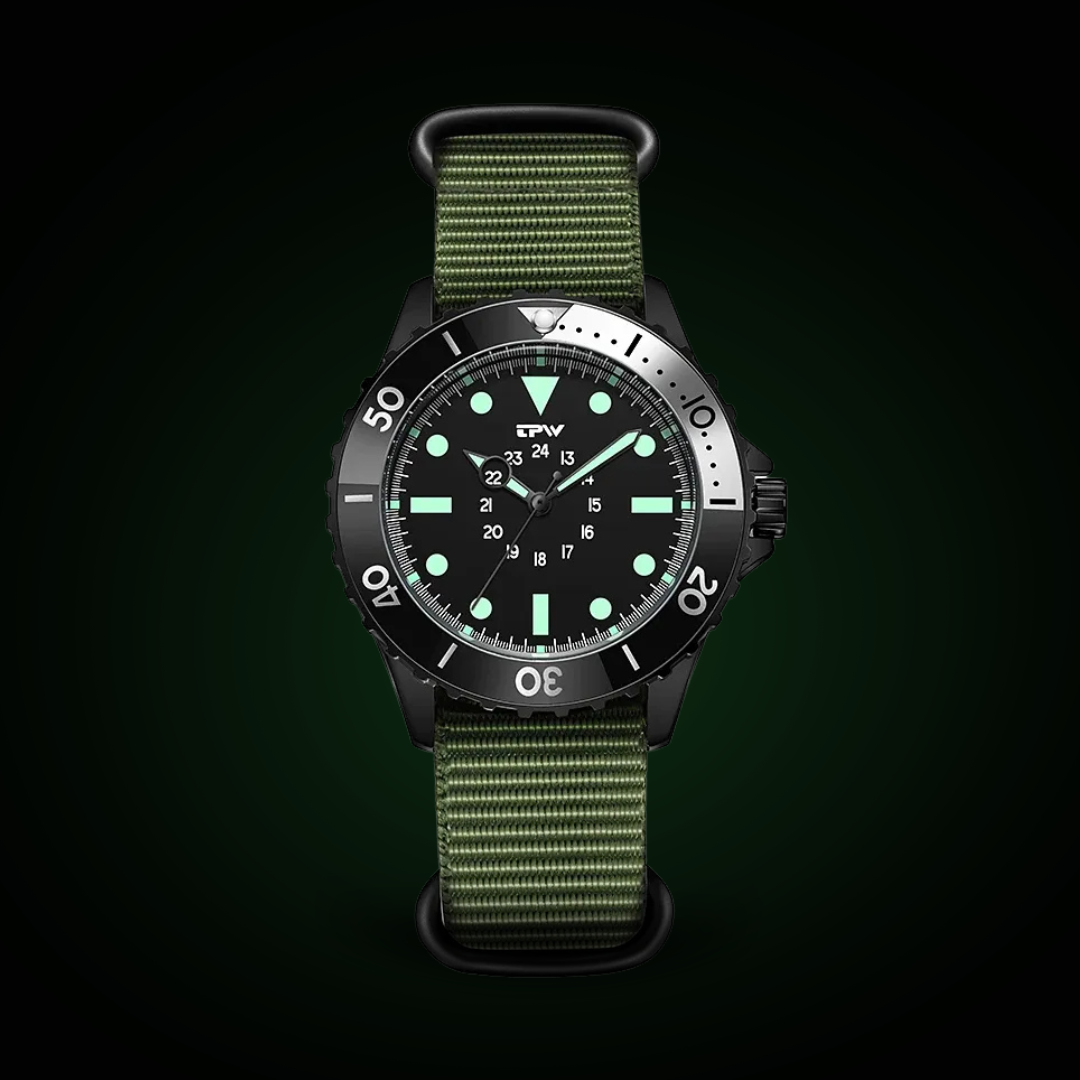Edward | Tactical Diver Style Field Watch | 40mm