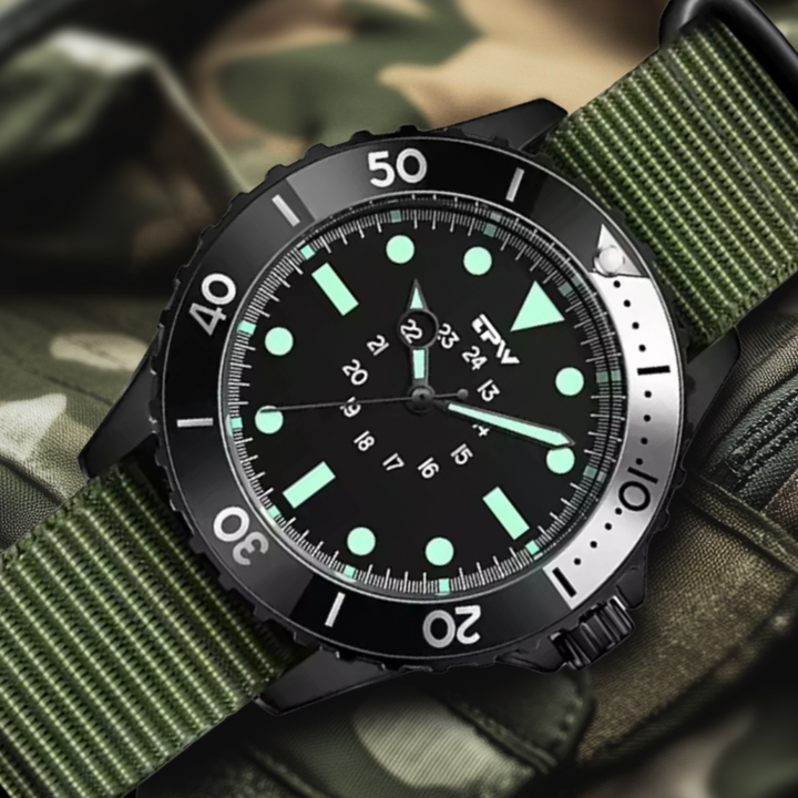 Edward | Tactical Diver Style Field Watch | 40mm