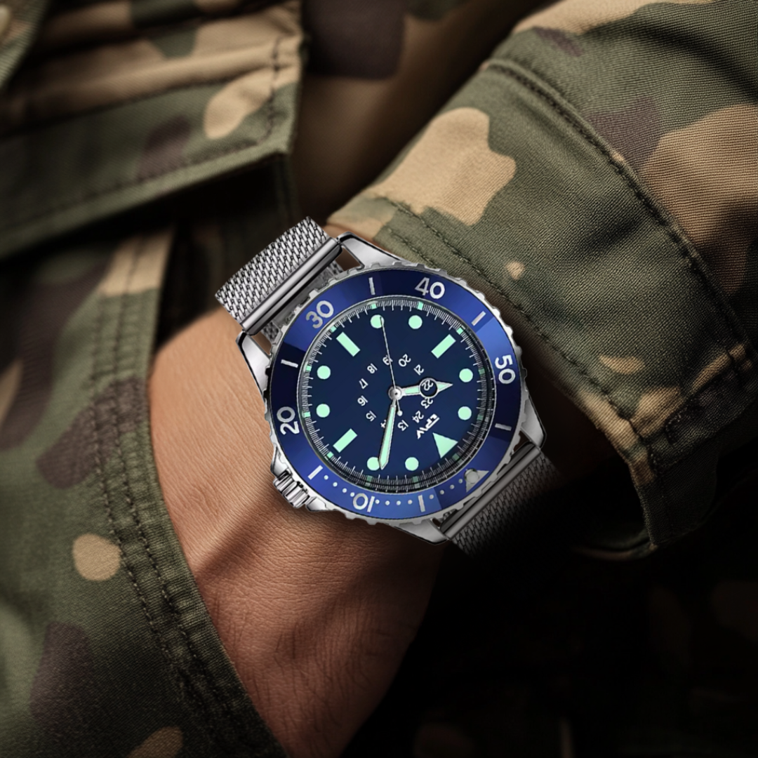 Edward | Tactical Diver Style Field Watch | 40mm