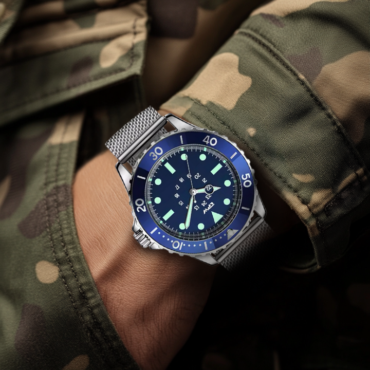 Edward | Tactical Diver Style Field Watch | 40mm