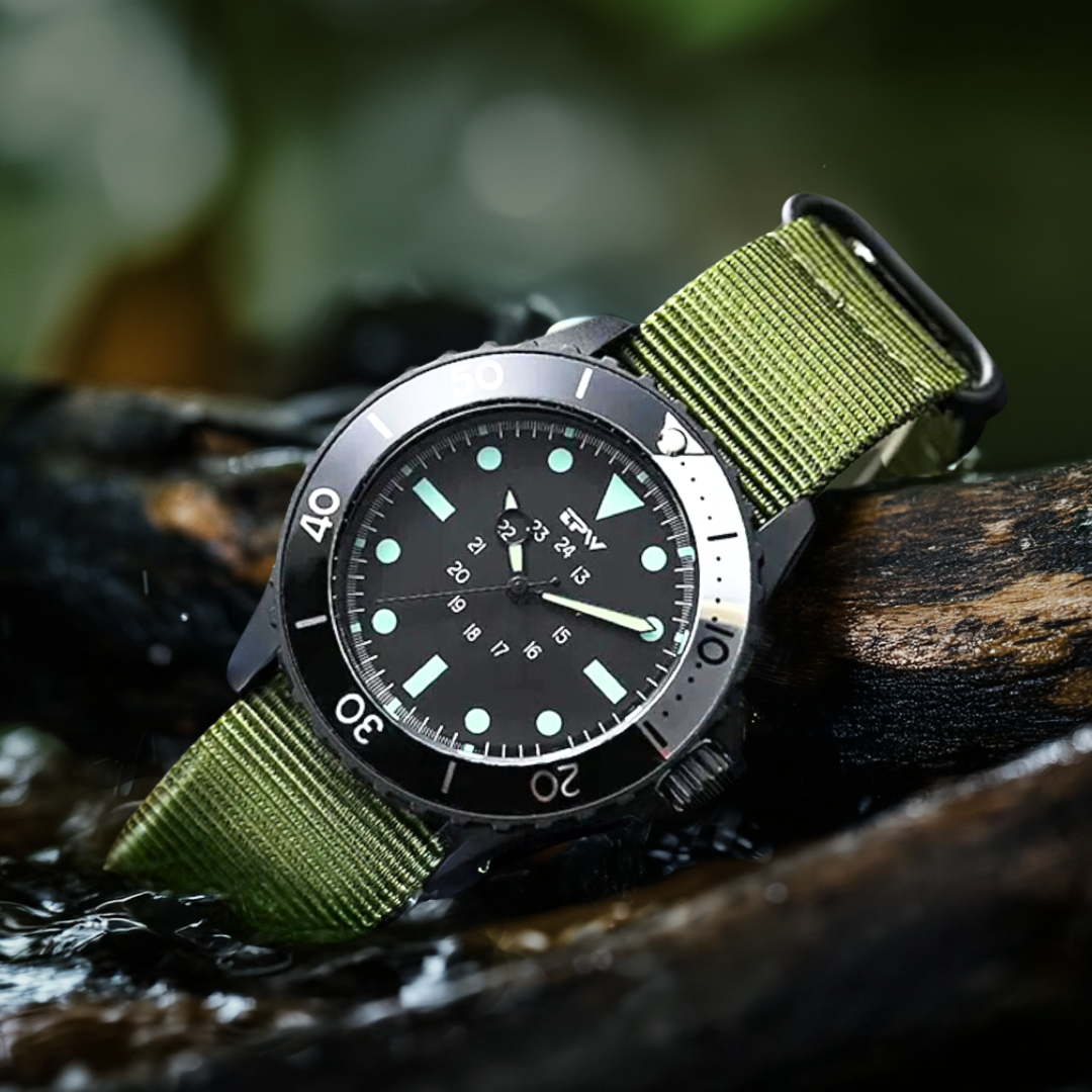 Edward | Tactical Diver Style Field Watch | 40mm