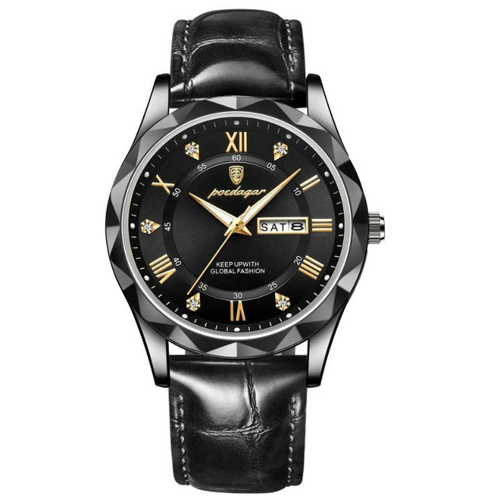 Austin | Luxury Leather Band Quartz Watch | 41mm