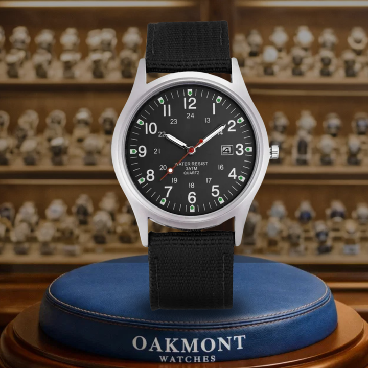 Mason | Rugged Field Watch with Durable Canvas Strap | 40mm