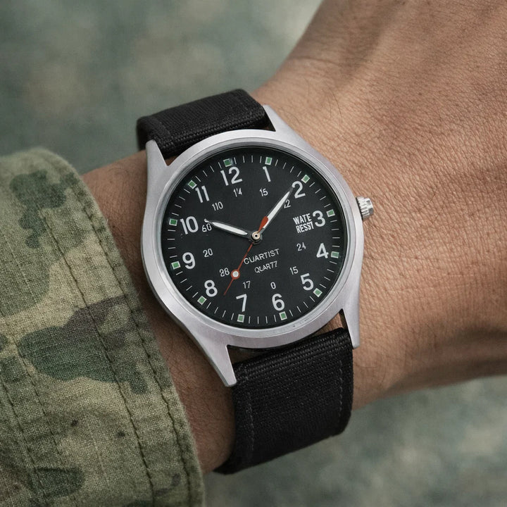 Mason | Rugged Field Watch with Durable Canvas Strap | 40mm